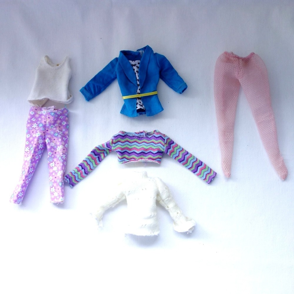 Mixed Lot of Barbie‎ Separates Doll Clothes Unmarked 6 Pieces